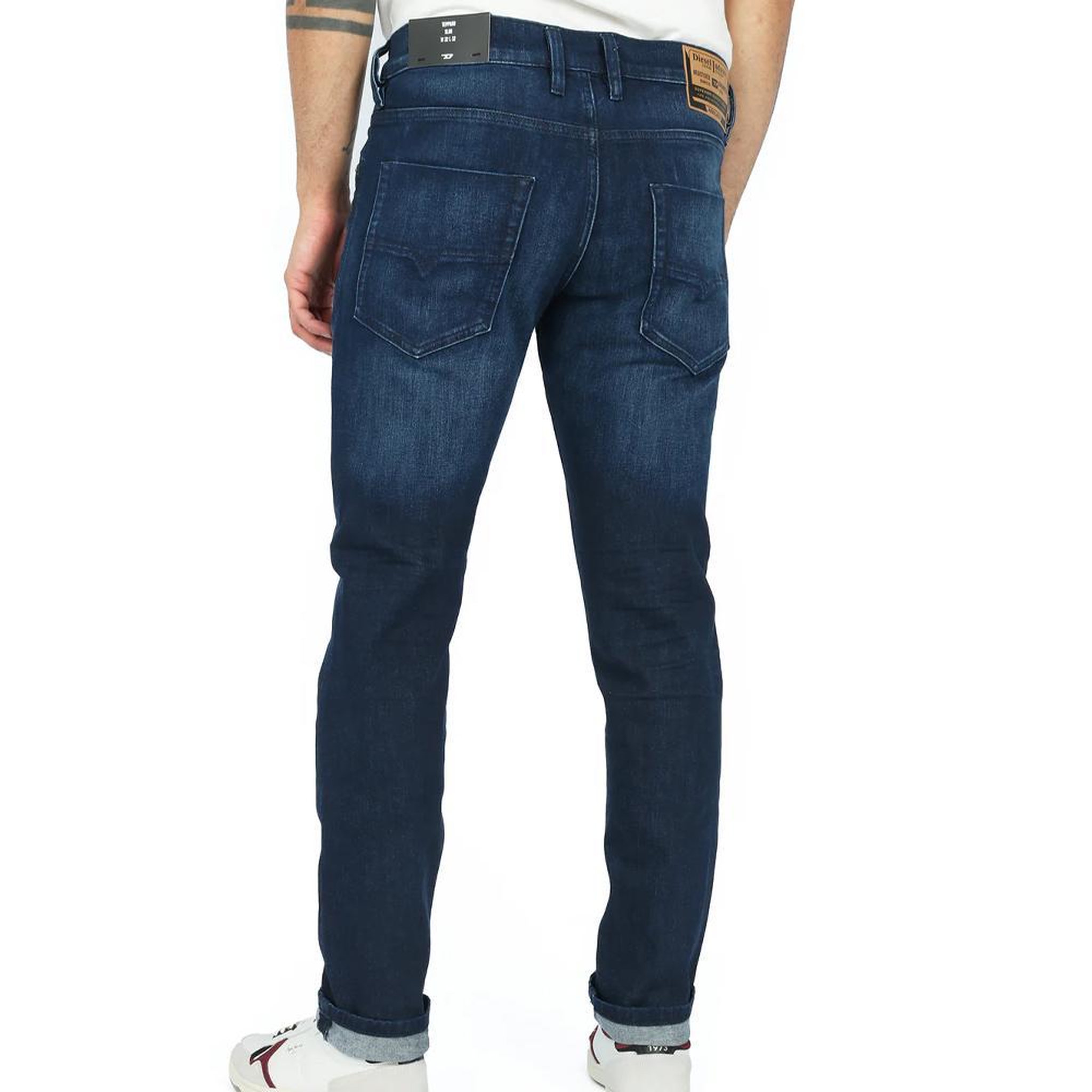 Voir la diapositive 2 : DIESEL Jean Slim  délavé Homme Diesel Tepphar67