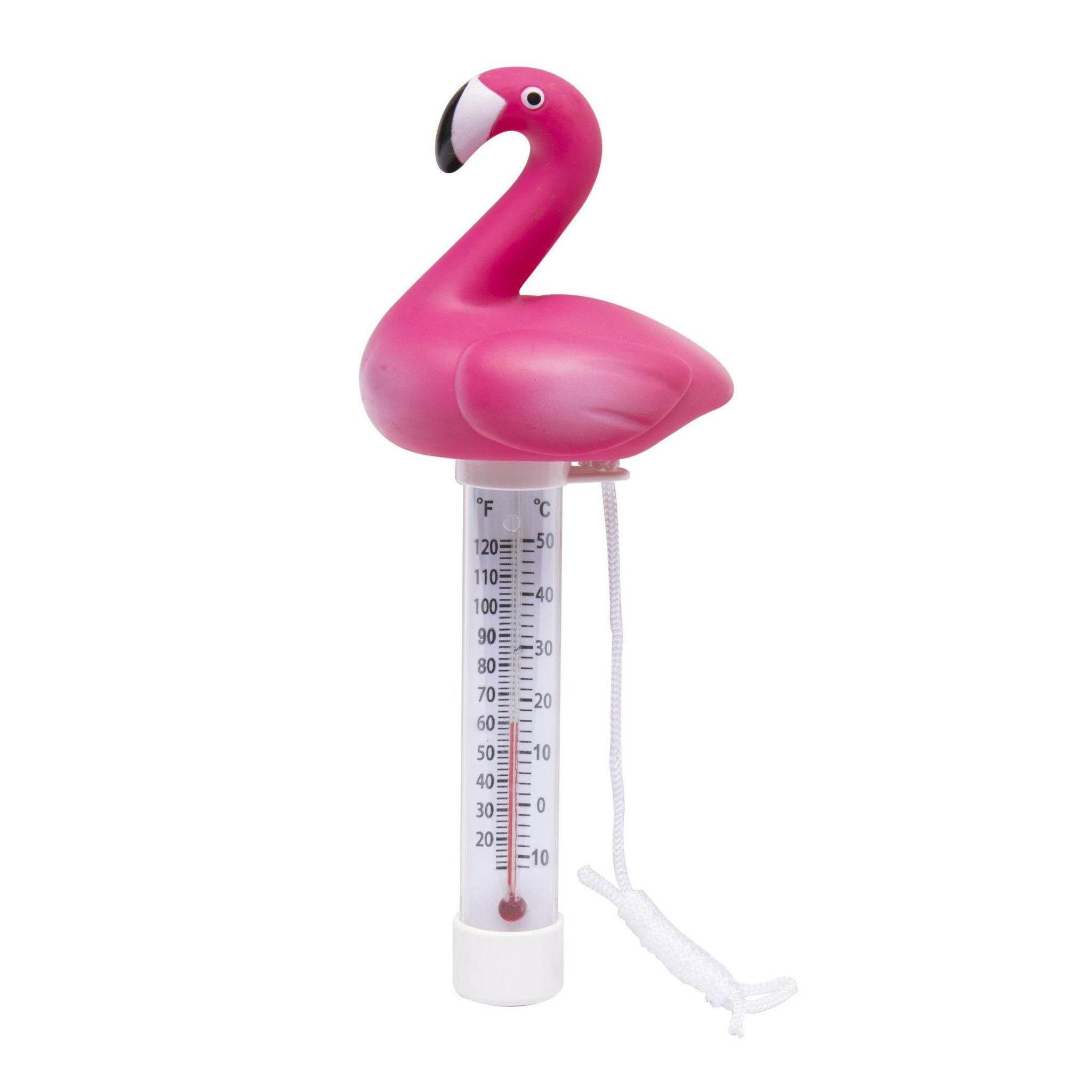 Voir la diapositive 2 : ASTRALPOOL Thermomètre piscine Flamant Rose