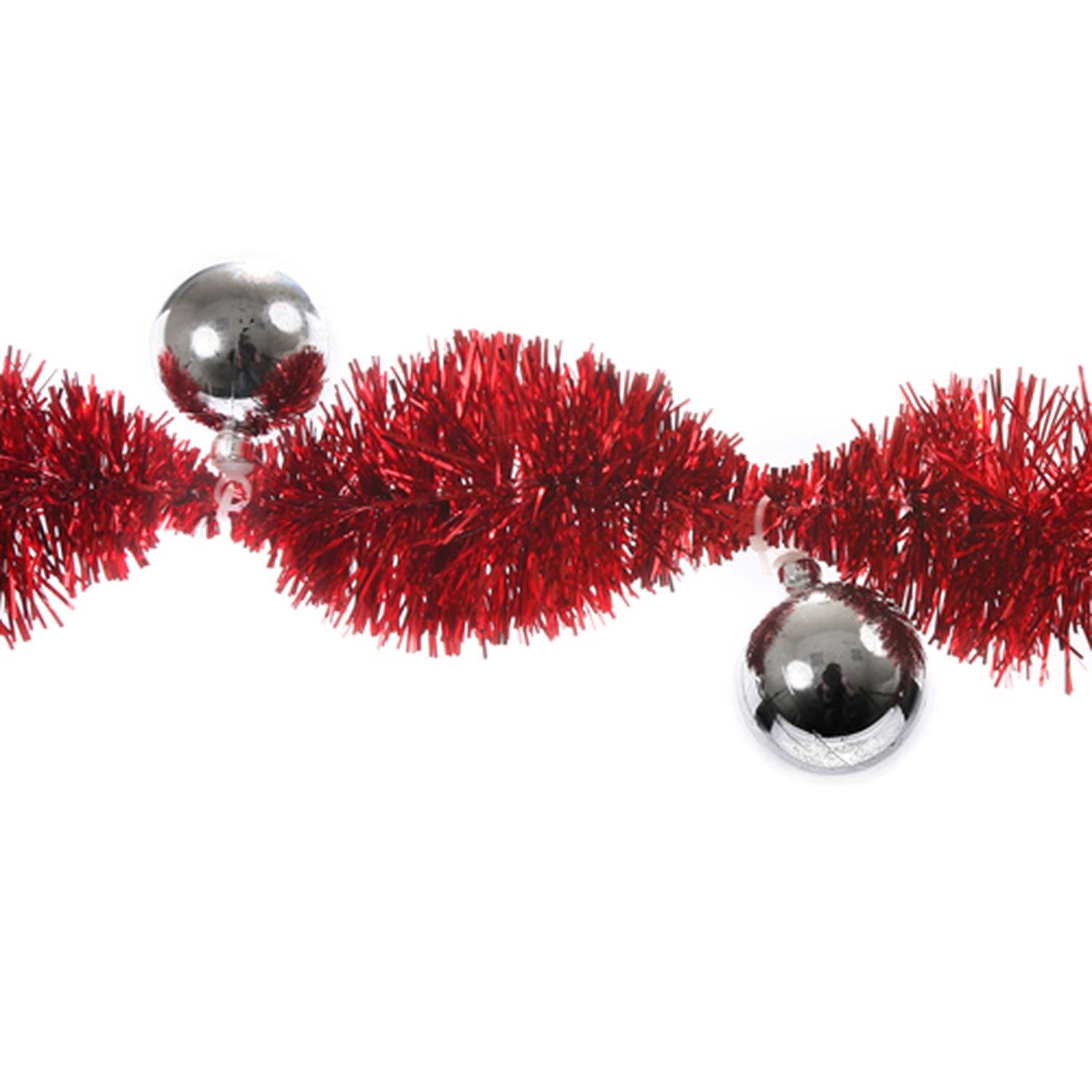 Voir la diapositive 2 : ATMOSPHERA Guirlande de noël Pompon - 12 boules