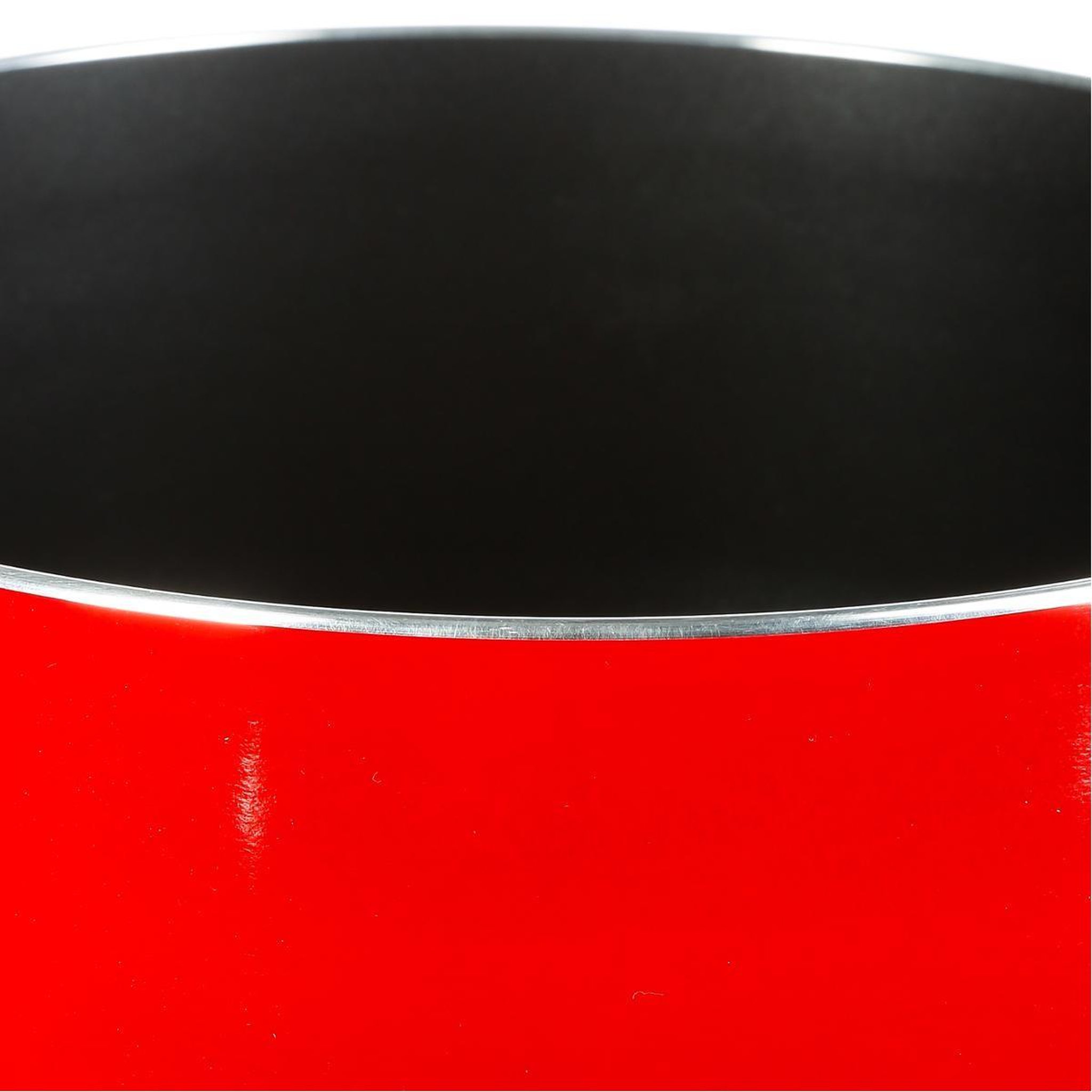 Voir la diapositive 2 : FIVE Casserole en aluminium  essentielle  16cm rouge