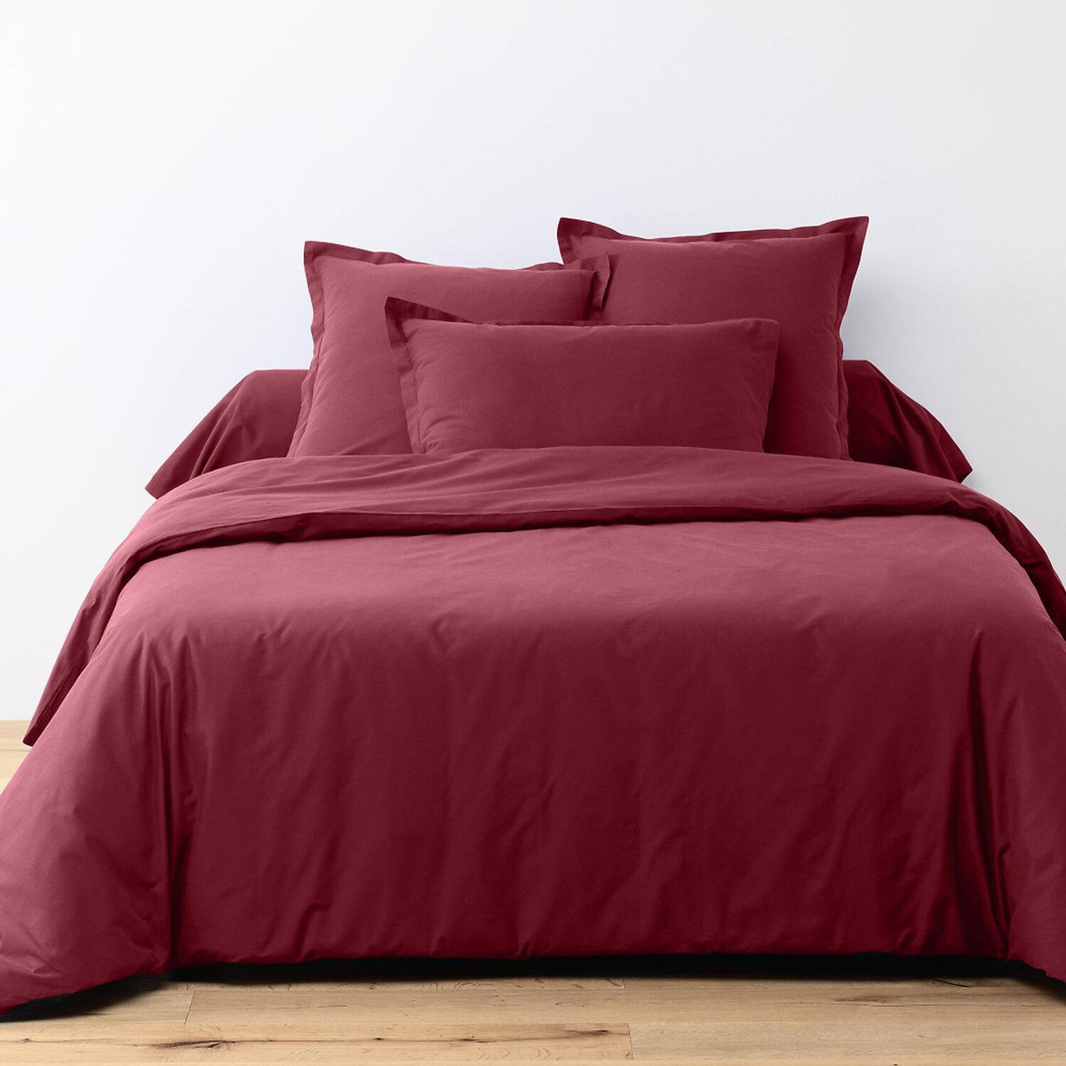 Home collection Taie de traversin 100% coton 57fils