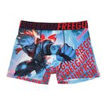 FREEGUN Boxer Noir//Bleu à Imprimés Homme Freegun POW. Coloris disponibles : Rouge
