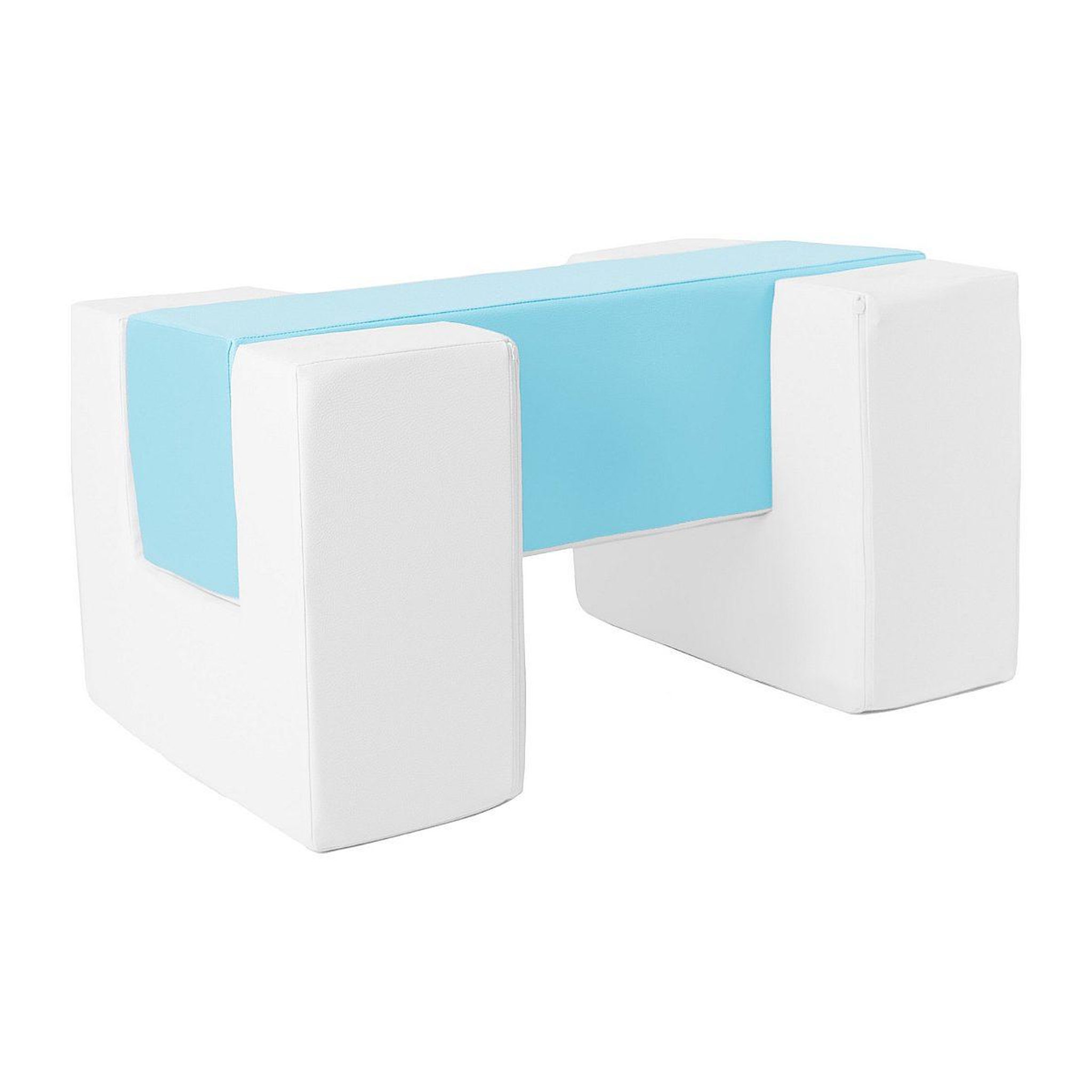 VELINDA Blocs en mousse blanc bleu