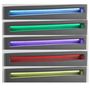 Voir la diapositive 5 : IDIMEX Lit LED double RIOJA 140x190 cm, avec sommier, revêtement tissu