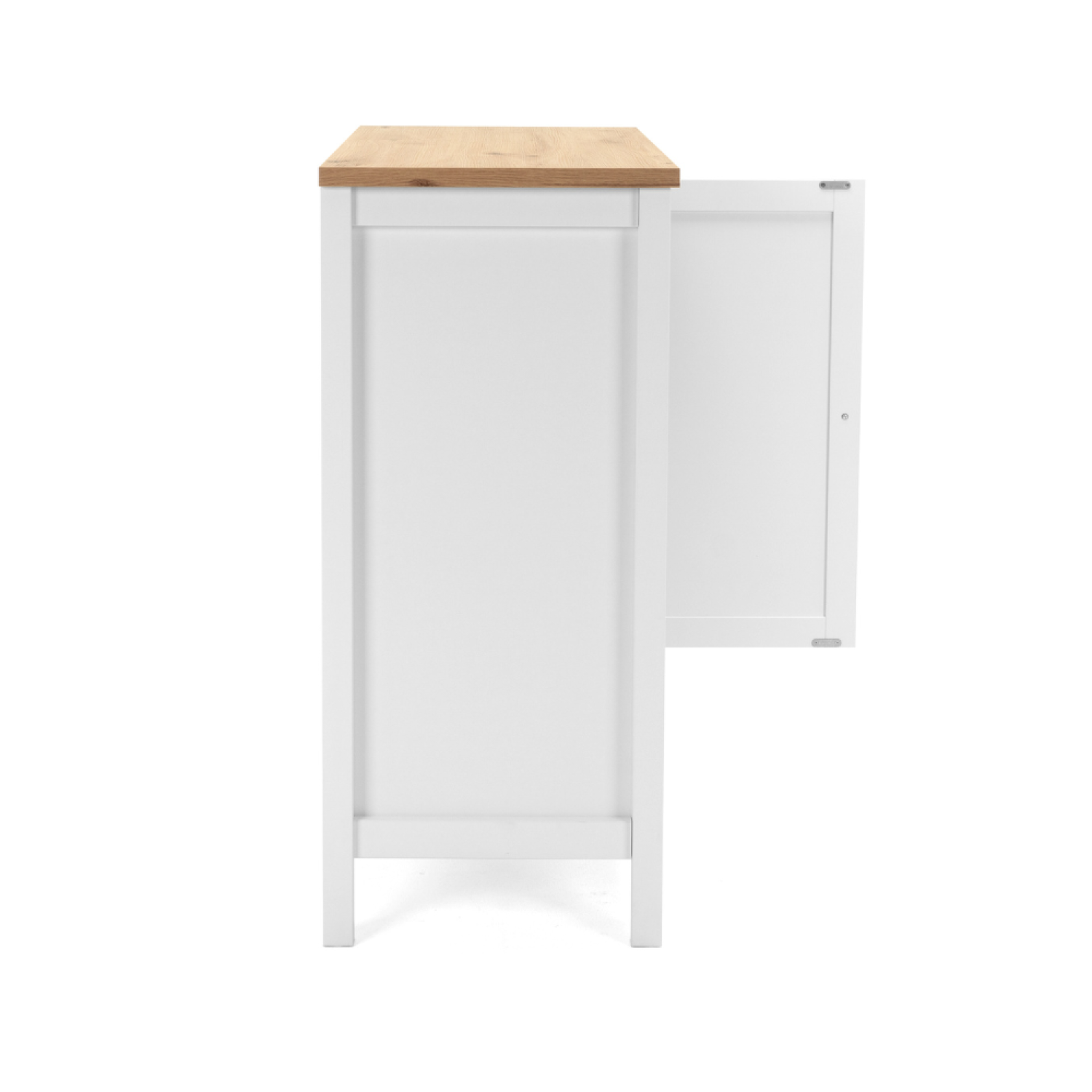 Voir la diapositive 5 : CONCEPT USINE Buffet scandinave avec placards 80 cm skadar