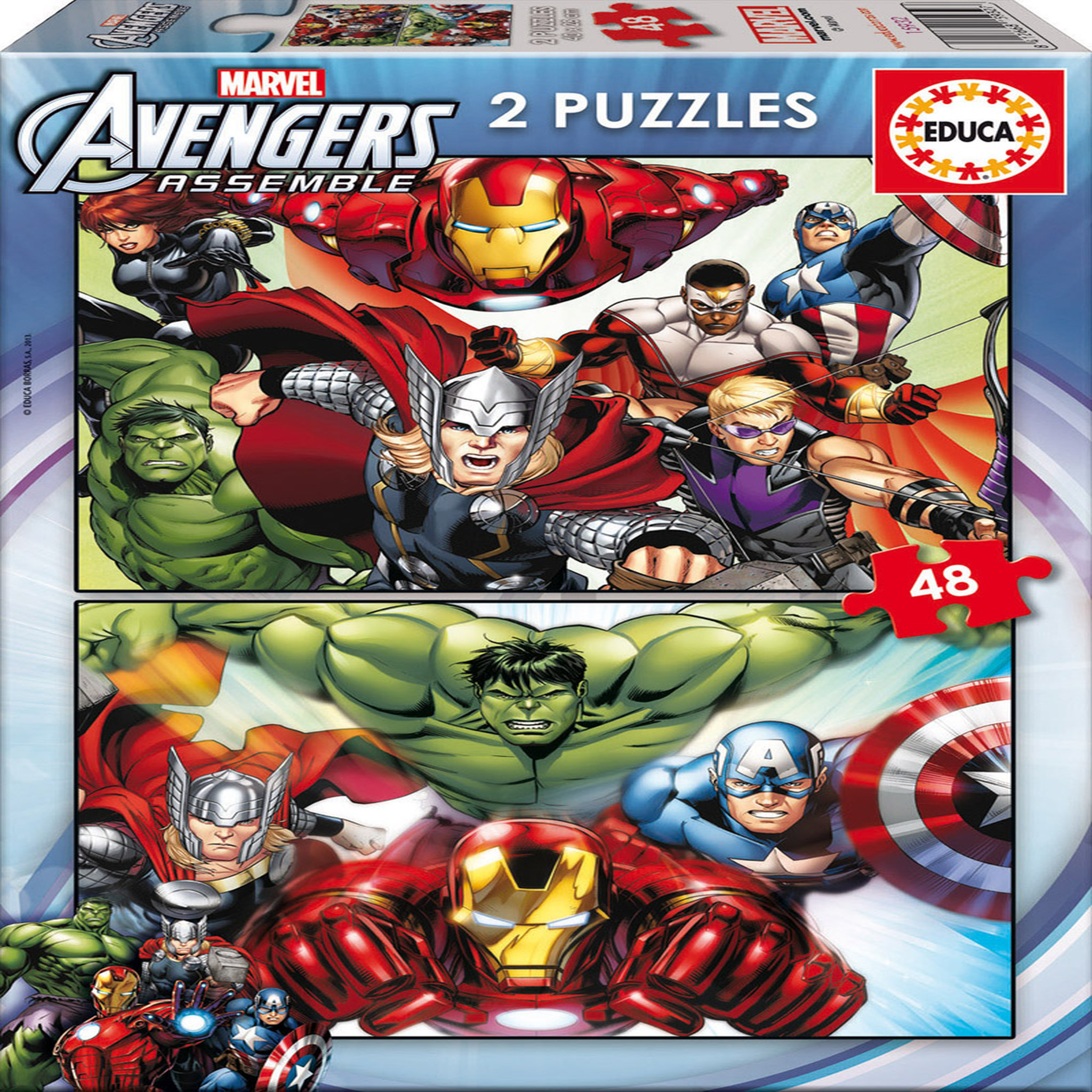 EDUCA 2 puzzles de 48 pièces