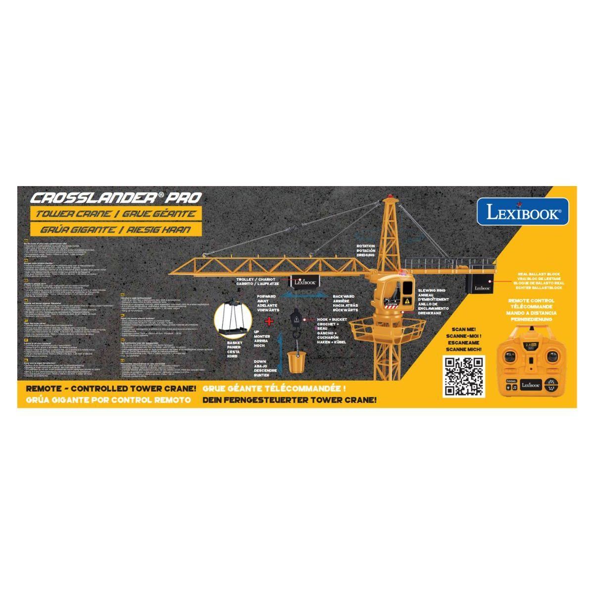 Lexibook CROSSLANDER PRO - Grue géante télécommandée
