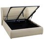 Voir la diapositive 2 : LISA DESIGN Florina - lit coffre - 140x190 cm - sommier inclus - en tissu