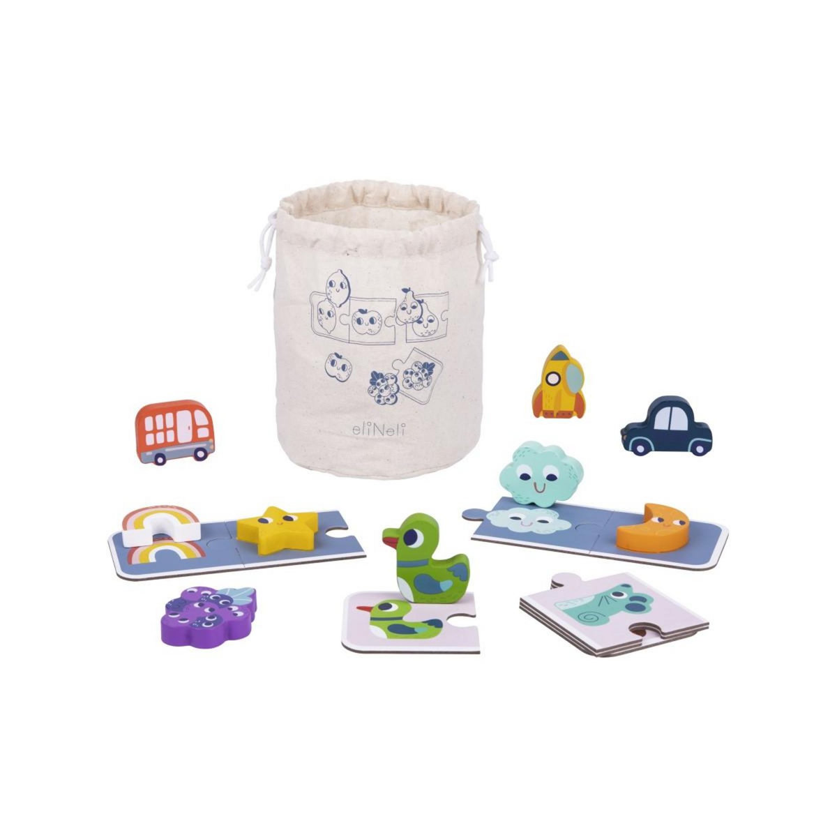 ELINELI Jeu 'Toucher et trouver' Montessori