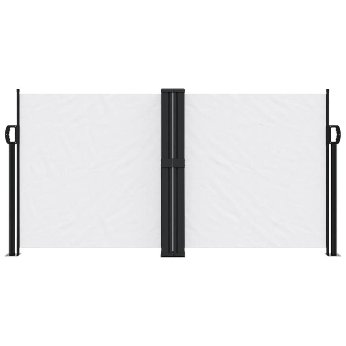 VIDAXL Auvent lateral retractable blanc 120x600 cm