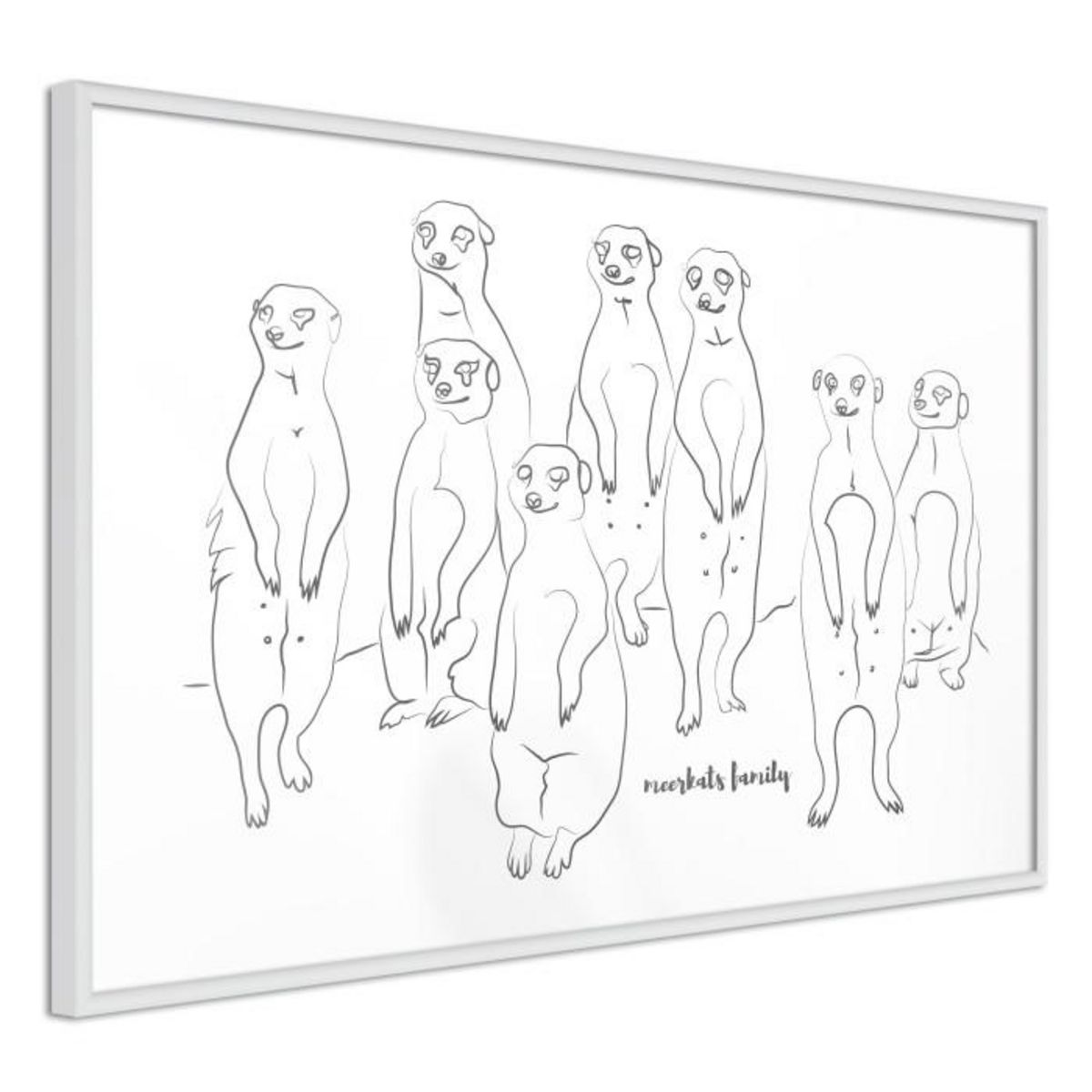 Paris Prix Affiche Murale Encadrée  Meerkat Lookout