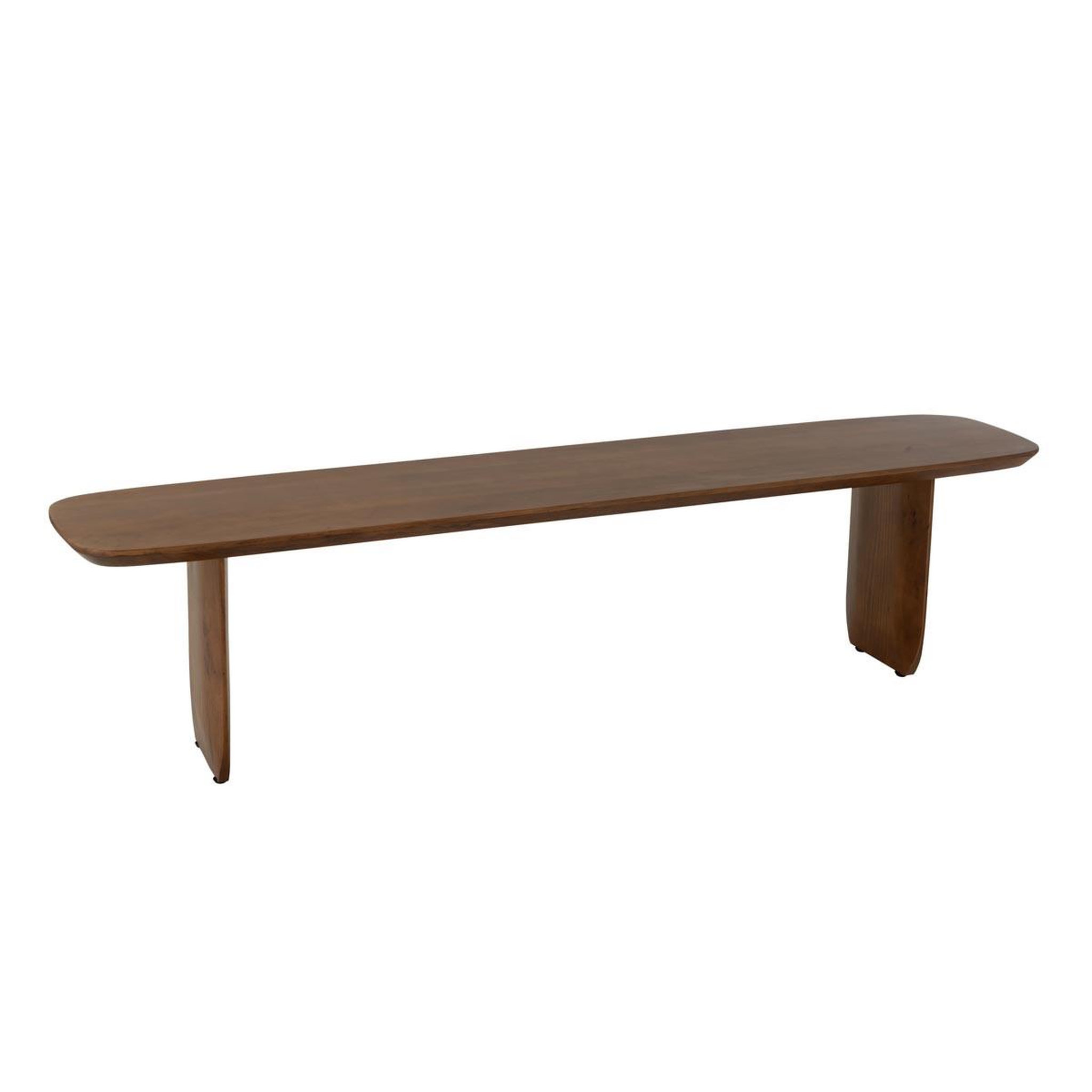 J-LINE Banc en bois  william  190cm marron