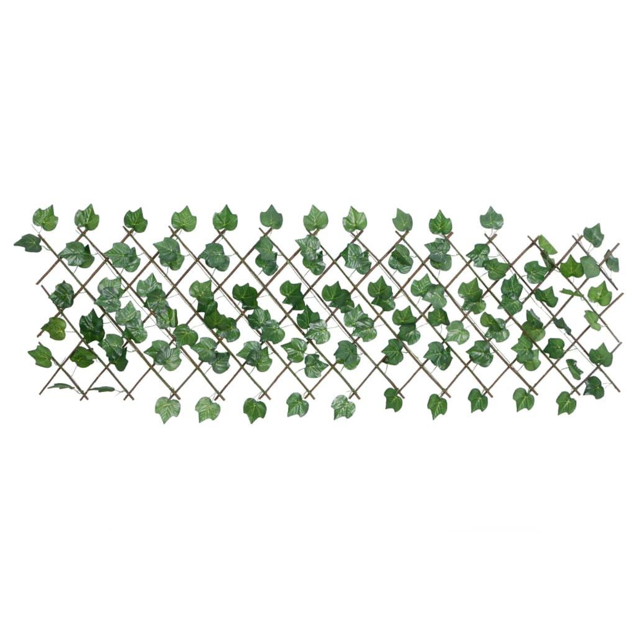 Voir la diapositive 4 : VIDAXL vidaXL Treillis de feuille de vigne artificiel extensible 5 pcs