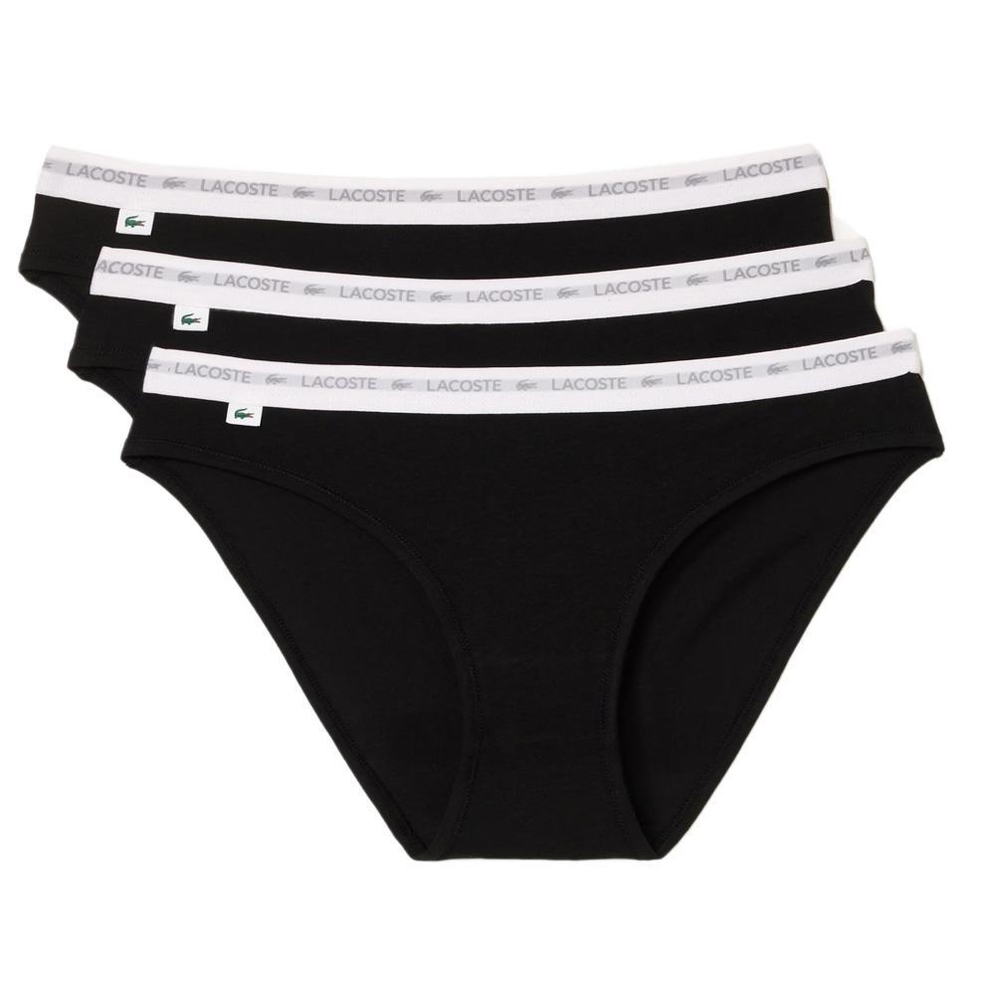 Voir la diapositive 1 : Lacoste X3 culottes noir femme lacoste coton stretch