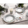 Voir la diapositive 2 : Paris Prix Lot de 6 Assiettes en Carton  Branche Sapin  18cm Gris