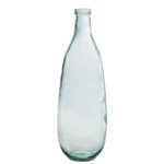 Paris Prix Vase Design en Verre  Bouteille  75cm Transparent