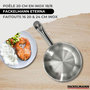 Voir la diapositive 2 : Fackelmann Set 1 poêle 20 cm en inox, 3 faitouts inox 16, 20 et 24 cm et 6 ustensiles RPET Fackelmann Eterna