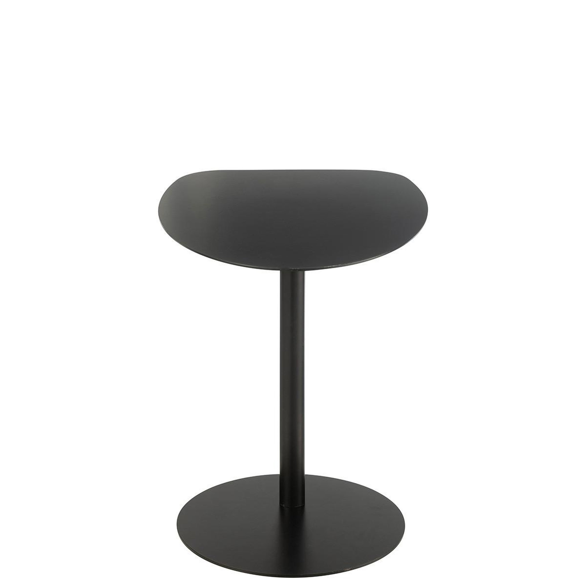 Voir la diapositive 3 : J-LINE Table d'Appoint en Métal  Ice  55cm Noir