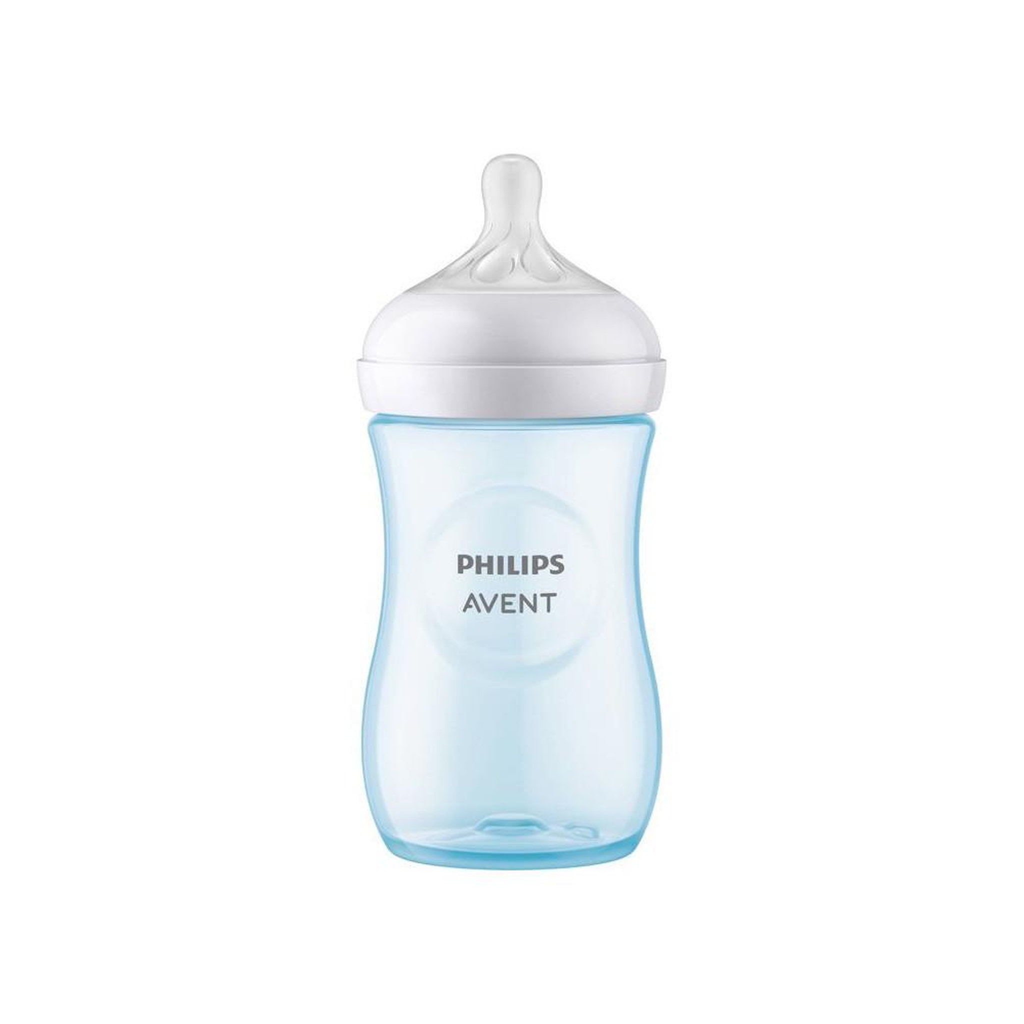 Voir la diapositive 4 : Philips Avent Biberon bébé 260 ml natural response bleu à tétine débit moyen imitant le sein anti-colique anti-fuite
