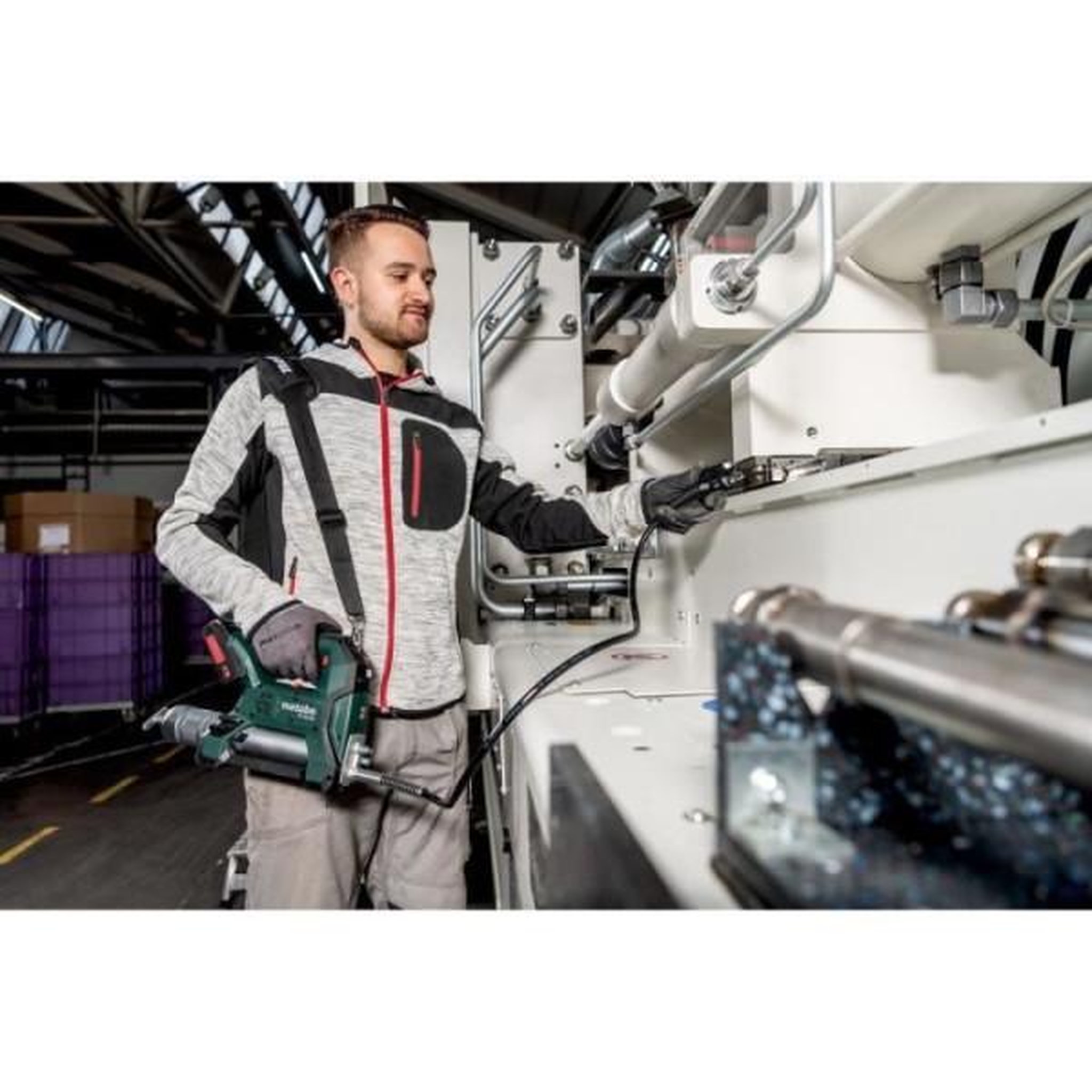 Voir la diapositive 5 : METABO Pompe a graisse sans fil - METABO - FP 18 LTX - 18 V - Carton