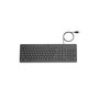 Voir la diapositive 2 : HP Clavier et souris filaires HP 150 Noir, AZERTY, précis et ergonomiques, clavier silencieux, touches ultraplates pour frappe rap