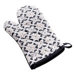 Paris Prix Gant de Cuisine en Coton  Solaris  30cm Noir