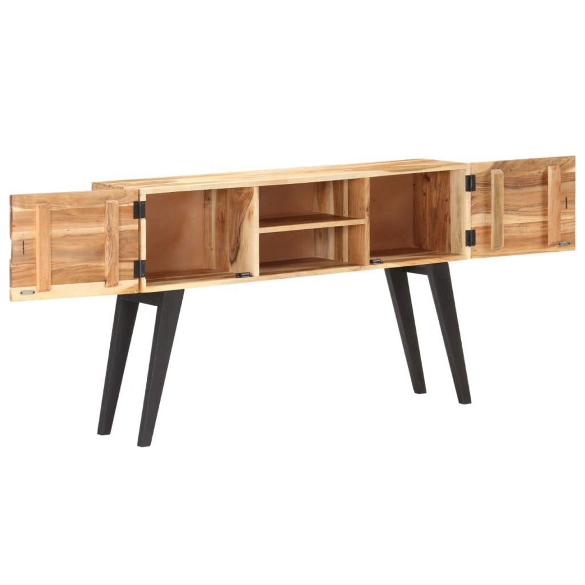 VIDAXL Buffet 120x30x75 cm Bois d'acacia solide