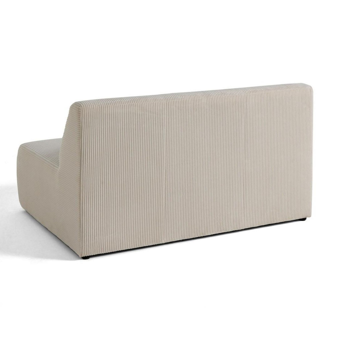 LISA DESIGN Onyx - canapé droit 2 places - en velours côtelé