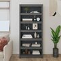 Voir la diapositive 3 : VIDAXL Bibliotheque Gris 80x35x183 cm Bois de pin massif