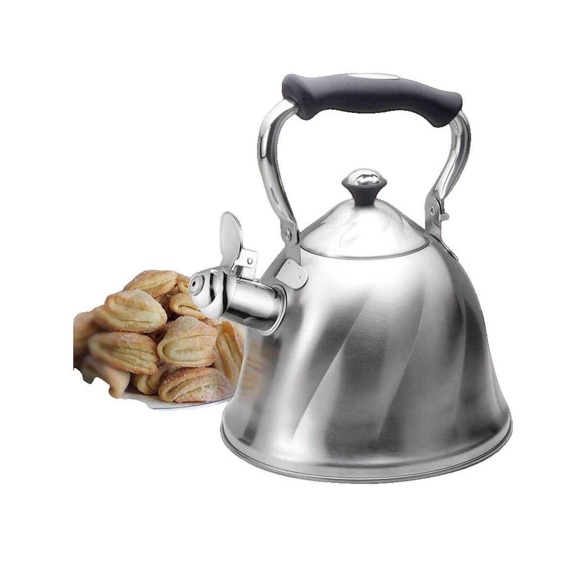 Voir la diapositive 3 : HELLO MAESTRO Bouilloire Maestro 3 litres en acier inoxydable argent