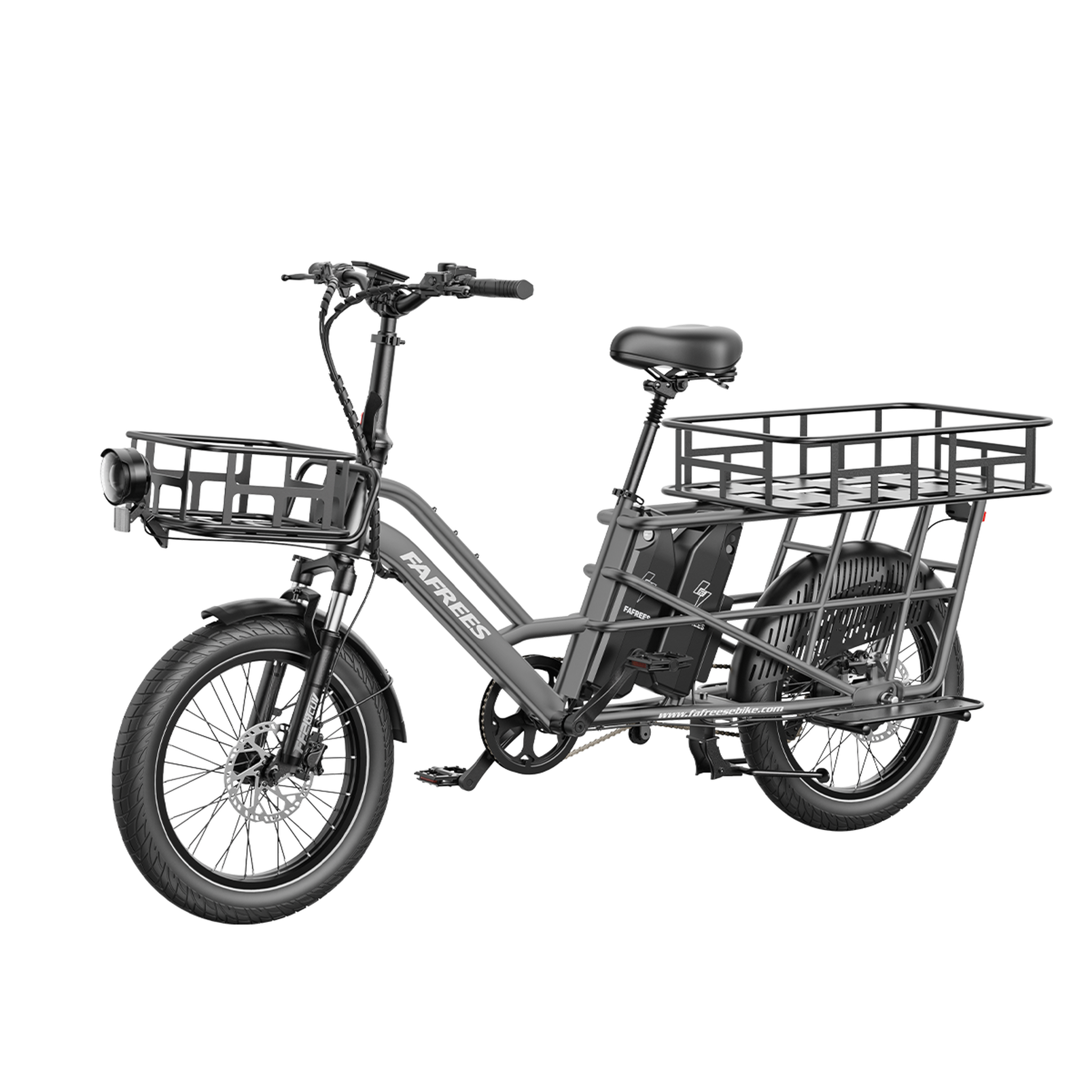 Voir la diapositive 3 : FAFREES Vélo utilitaire électrique fafrees ff20 cuv