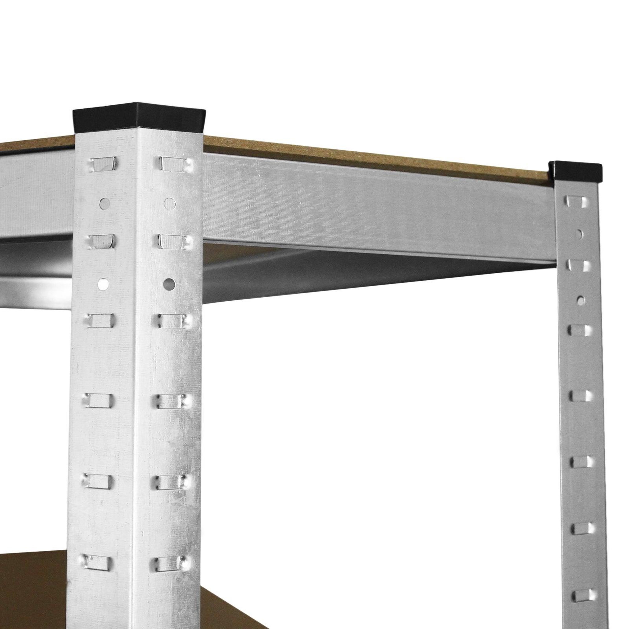 Voir la diapositive 5 : MONSTER RACKING rayonnage d'angle galwix en acier galvanisÉ 90 cm x 30 cm x 180 cm