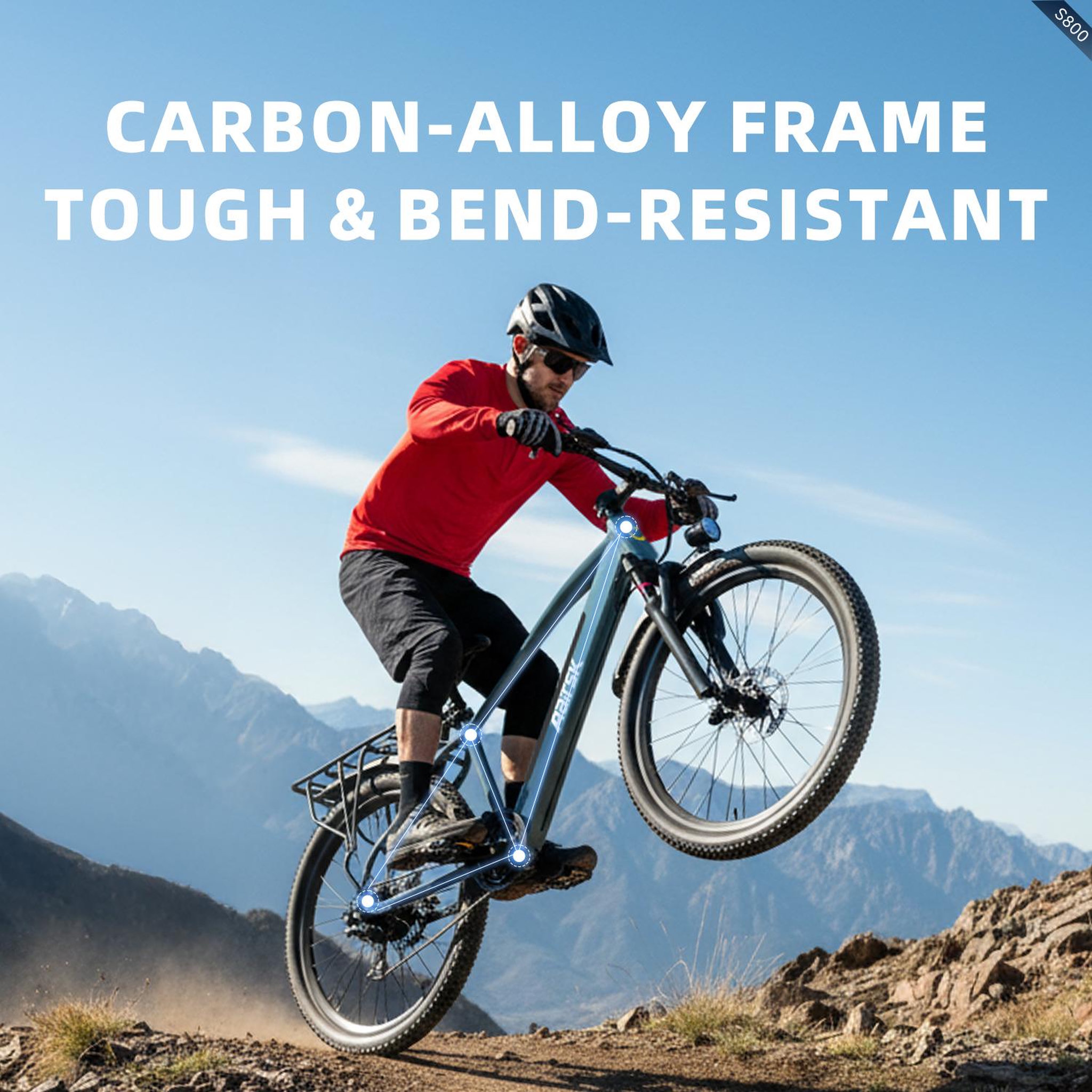 Voir la diapositive 4 : AAIRSK Vélo électrique aairsk s800, batterie amovible 36 v 13 ah
