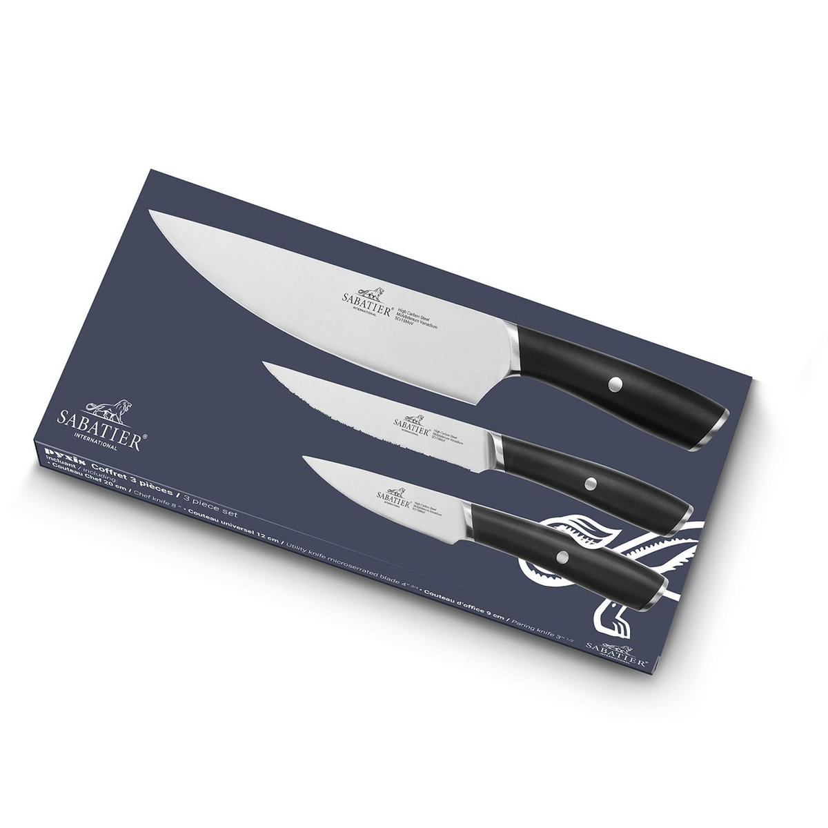 Lion Sabatier Coffret de 3 couteaux - 794380