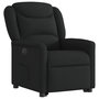 Voir la diapositive 4 : VIDAXL Fauteuil inclinable electrique noir tissu