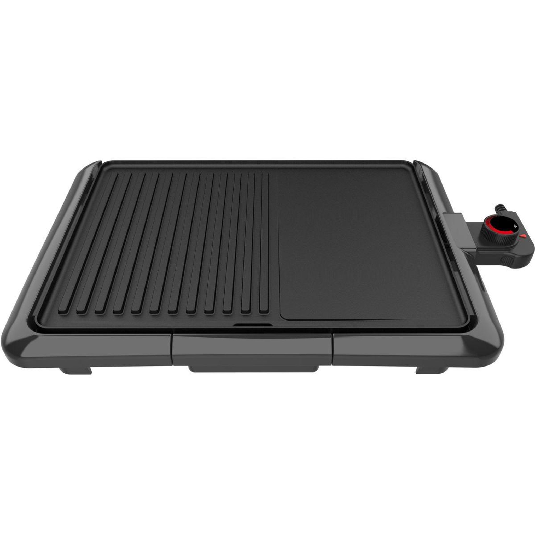 Voir la diapositive 2 : Listo Plancha électrique LPL 4 noir à poser, 35x25 cm