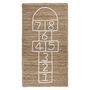 Voir la diapositive 1 : Atmosphera Kids Tapis enfant rectangulaire Marelle - 80 x 150 cm - Jute