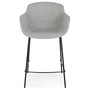 Voir la diapositive 2 : Paris Prix Tabouret de Bar Design  Largesa  97cm Gris