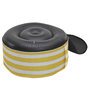 Voir la diapositive 3 : Paris Prix Pouf Gonflable Rayé  Bain de Soleil  56cm Jaune