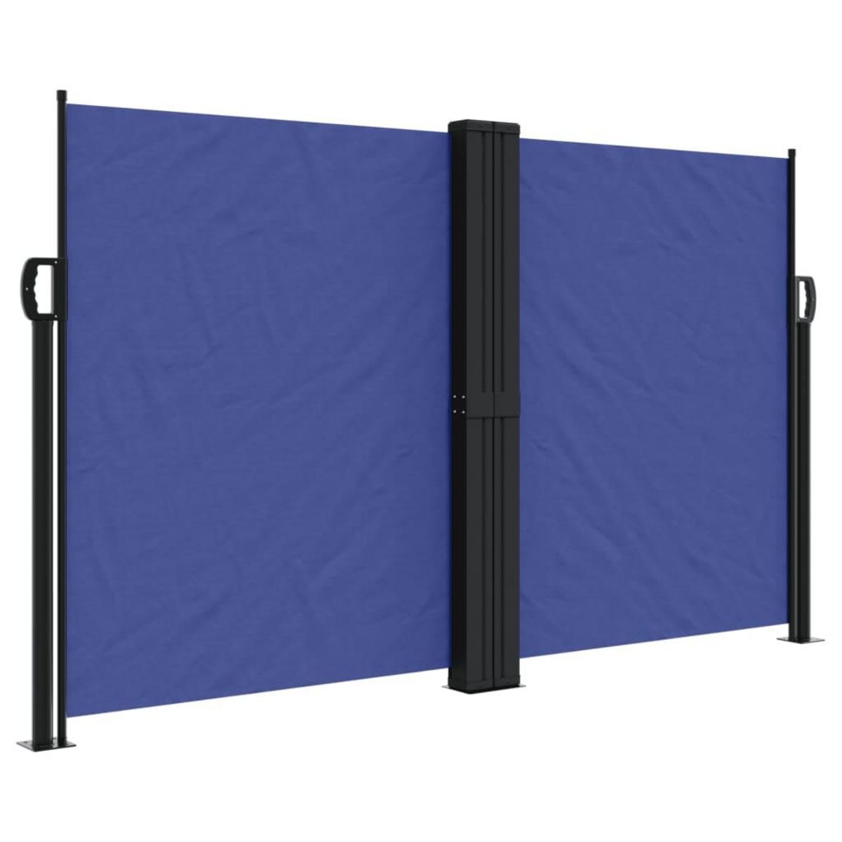 VIDAXL Auvent lateral retractable bleu 140 x 1000 cm