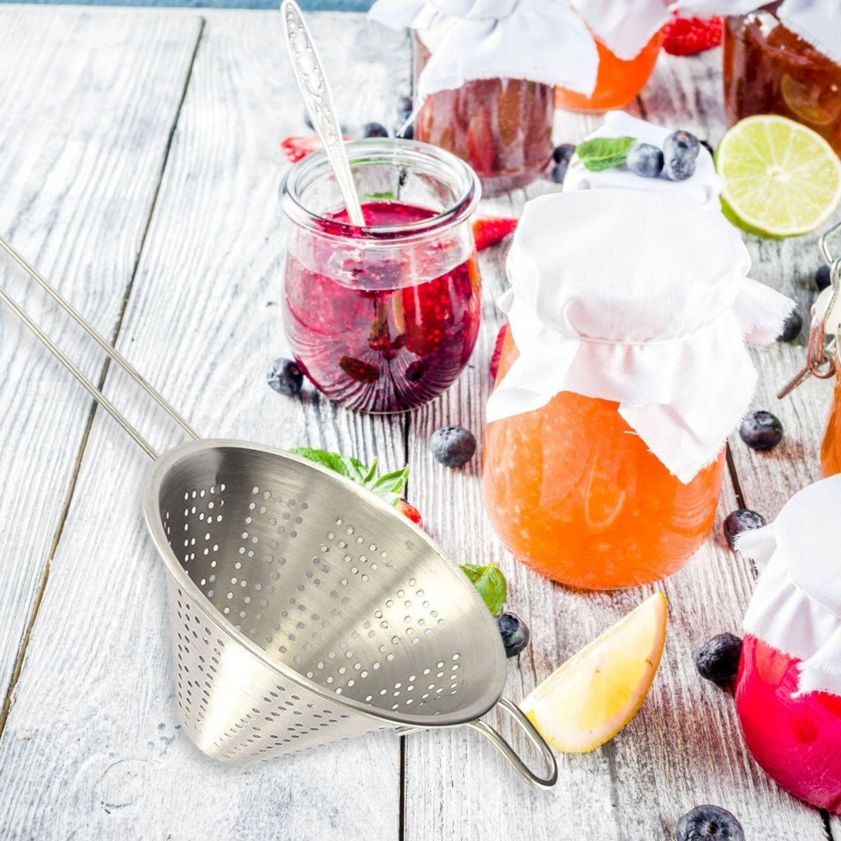 Fackelmann Duo Passoire tamis 19 cm et Chinois conique 30 cm Fackelmann Basic