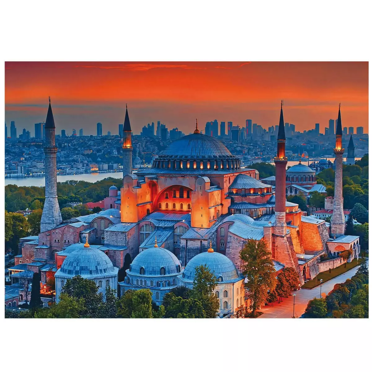 EDUCA Puzzle 1000 pièces : Mosquée Bleue, Istanbul
