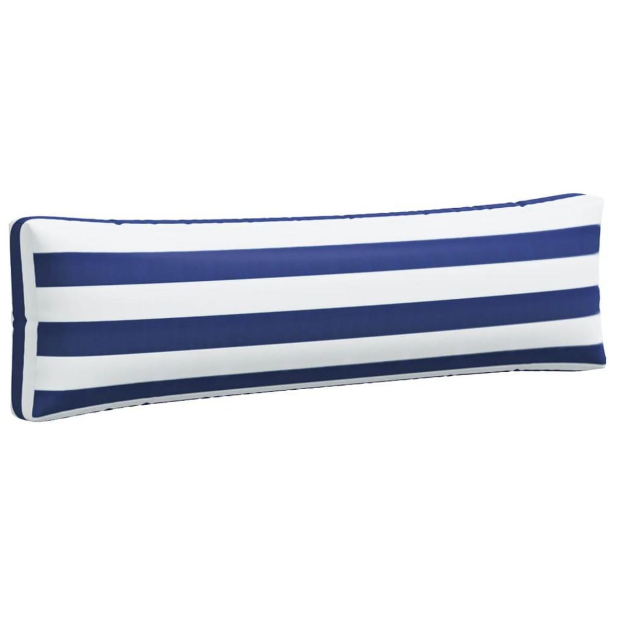 VIDAXL Coussins de palette lot de 2 rayures bleues/blanches
