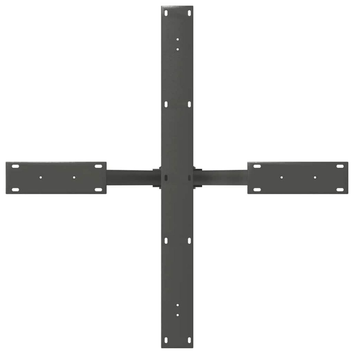 VIDAXL Pied de table a manger forme d'araignee 85x85x(72-73) cm