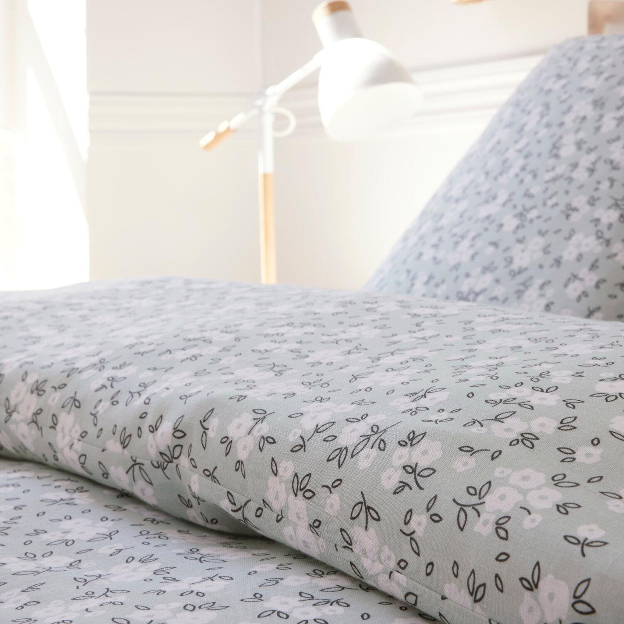 Voir la diapositive 5 : BATON ROUGE Parure housse de couette 100% gaze de coton imprimé edana