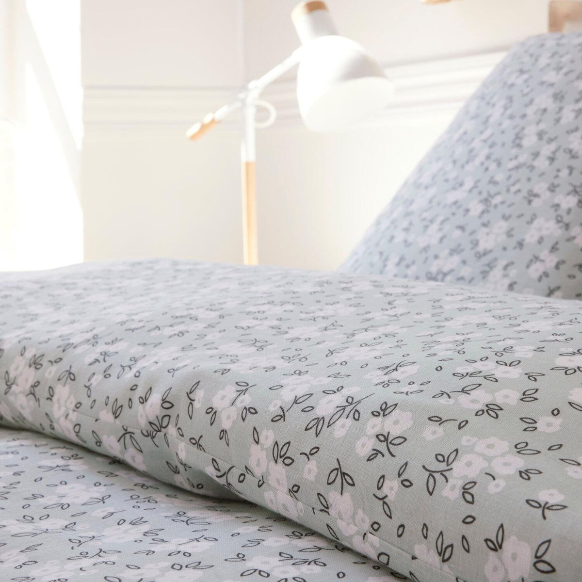 BATON ROUGE Parure housse de couette 100% gaze de coton imprimé edana