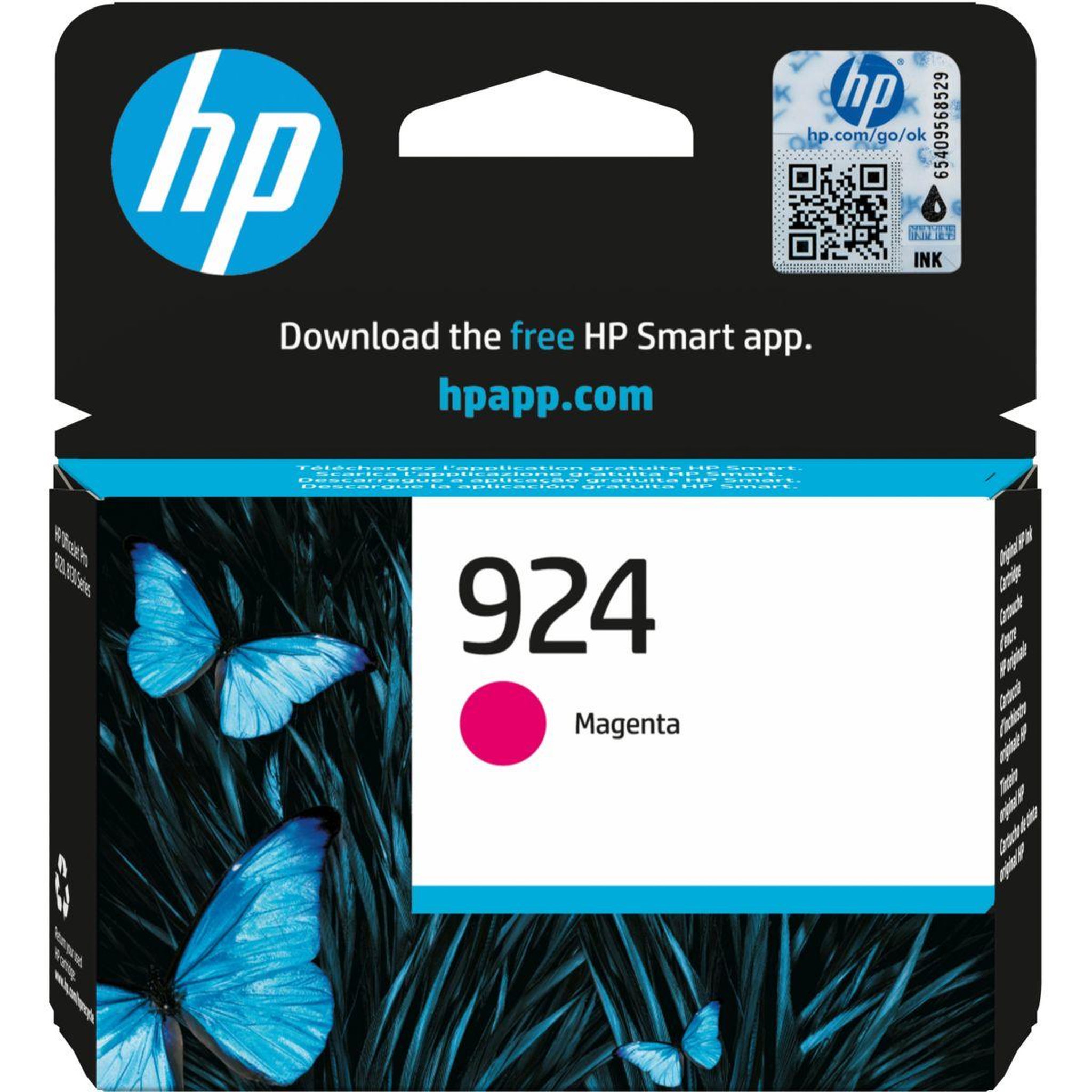 HP Cartouche d'encre originale 924 magenta standard - 6s8t2ae