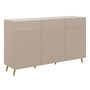 Voir la diapositive 2 : BEST MOBILIER Sorolla - buffet bas - 3 portes et 3 tiroirs - 150 cm