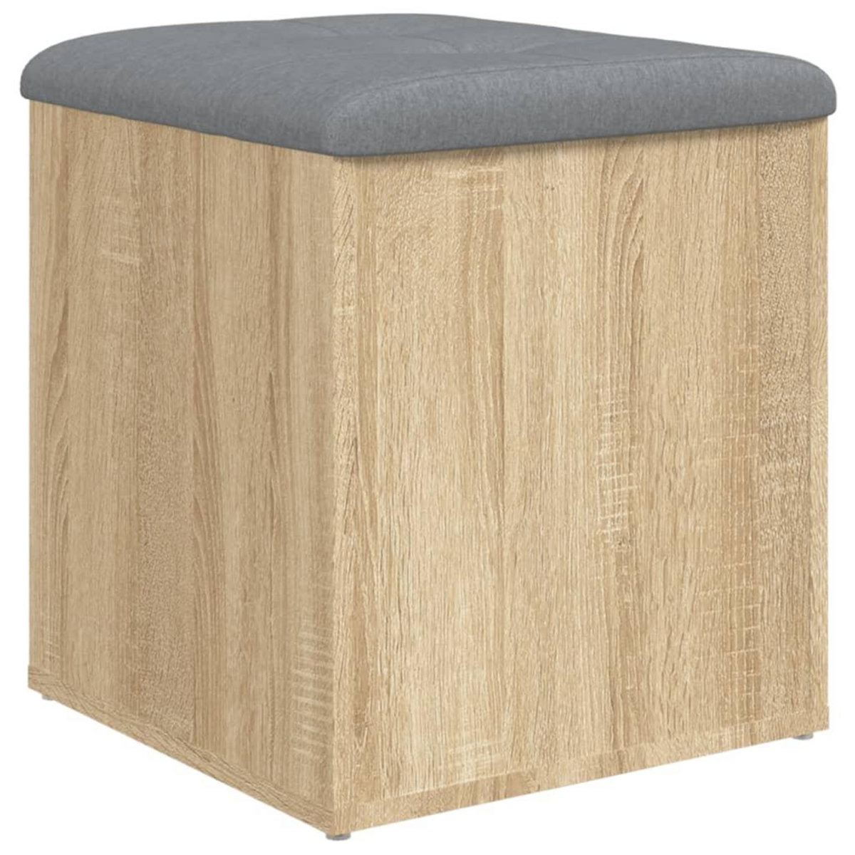 VIDAXL Banc de rangement chene sonoma 42x42x45 cm bois d'ingenierie