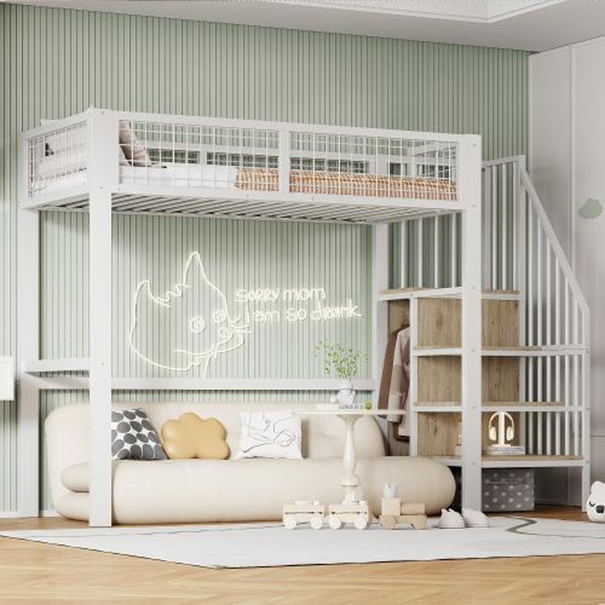 Voir la diapositive 5 : MERAX Lit mezzanine